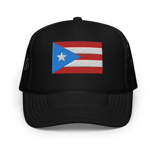Puerto Rico Flag Foam trucker hat