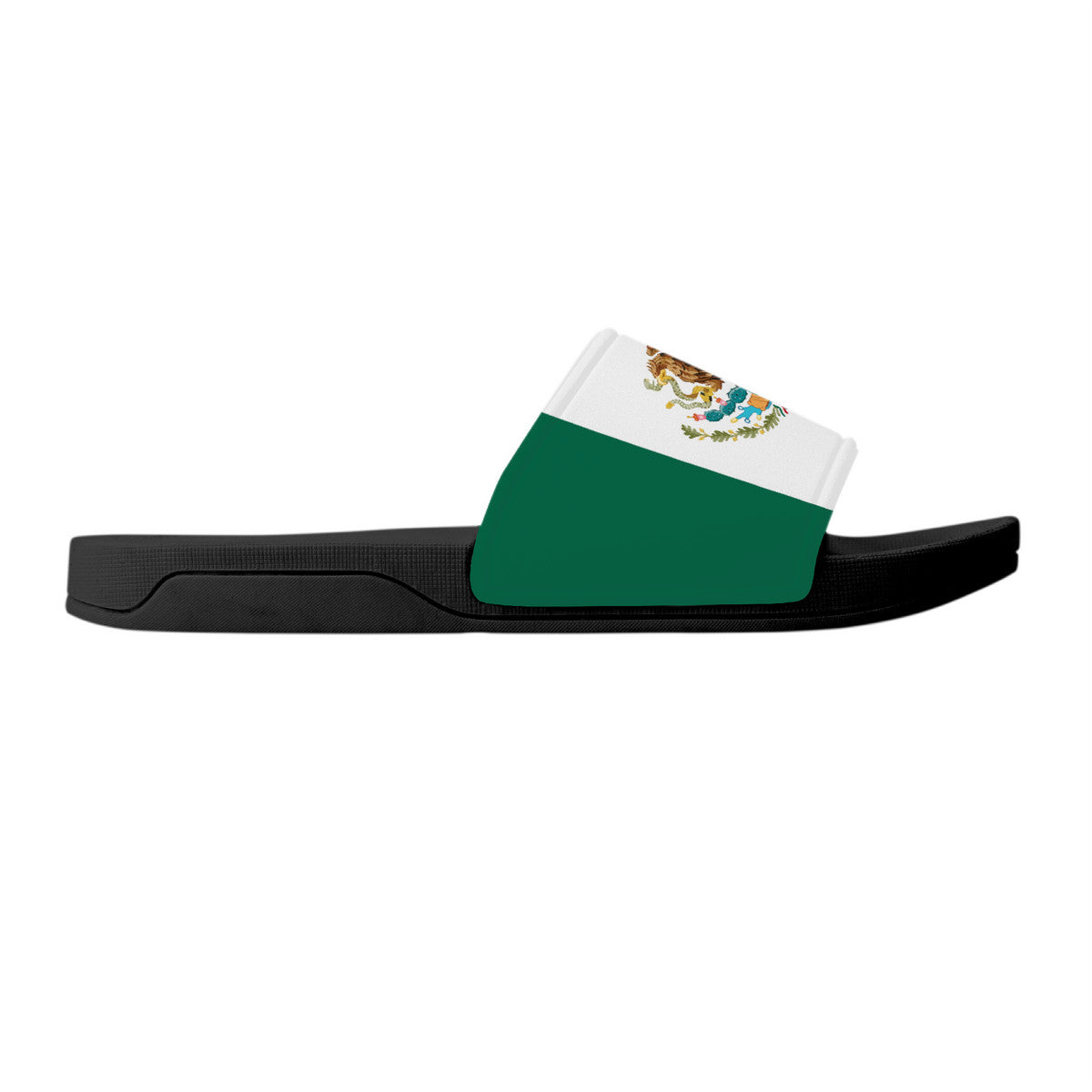 Mexico Men's Slide Sandals - Black