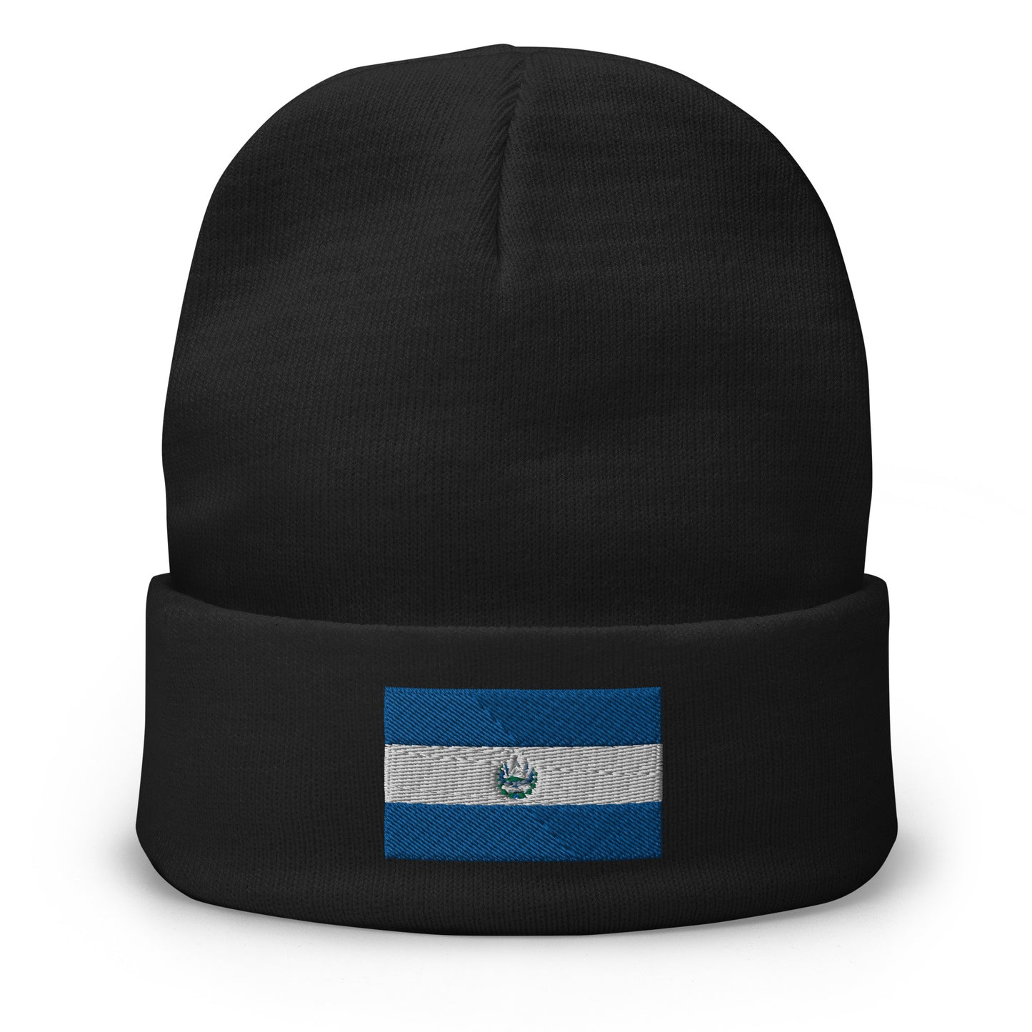 El salvador Flag Embroidered Beanie