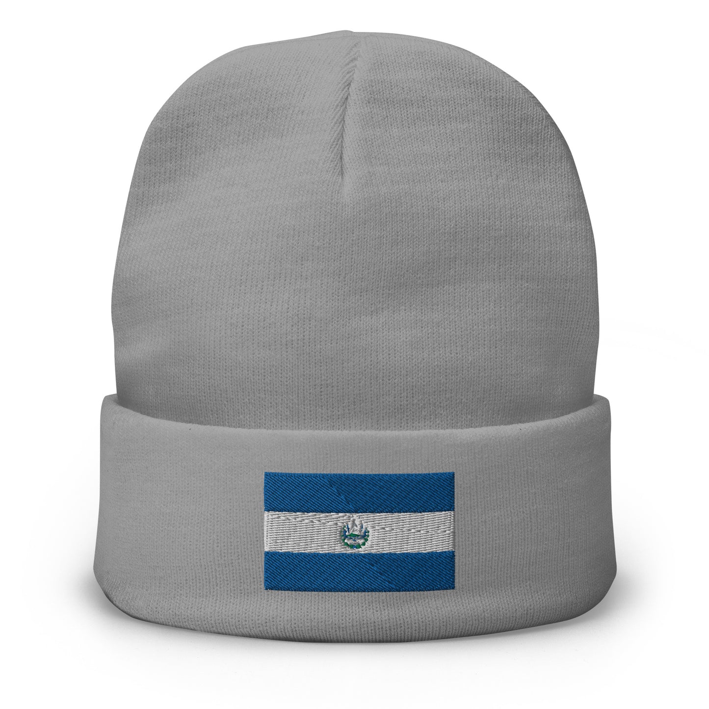 El salvador Flag Embroidered Beanie