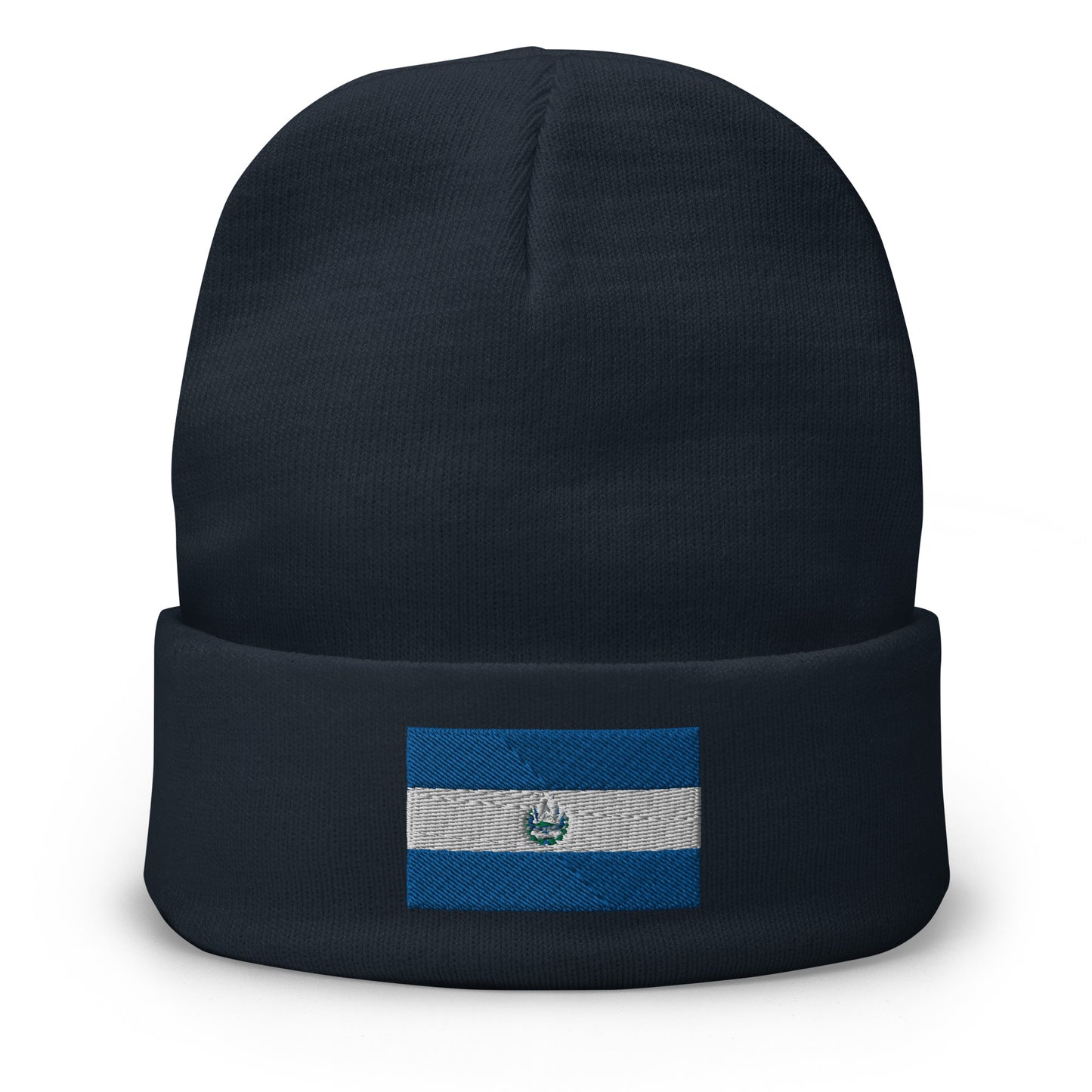 El salvador Flag Embroidered Beanie