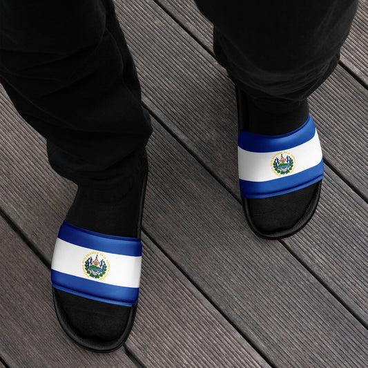 El Salvador Flag Men’s slides