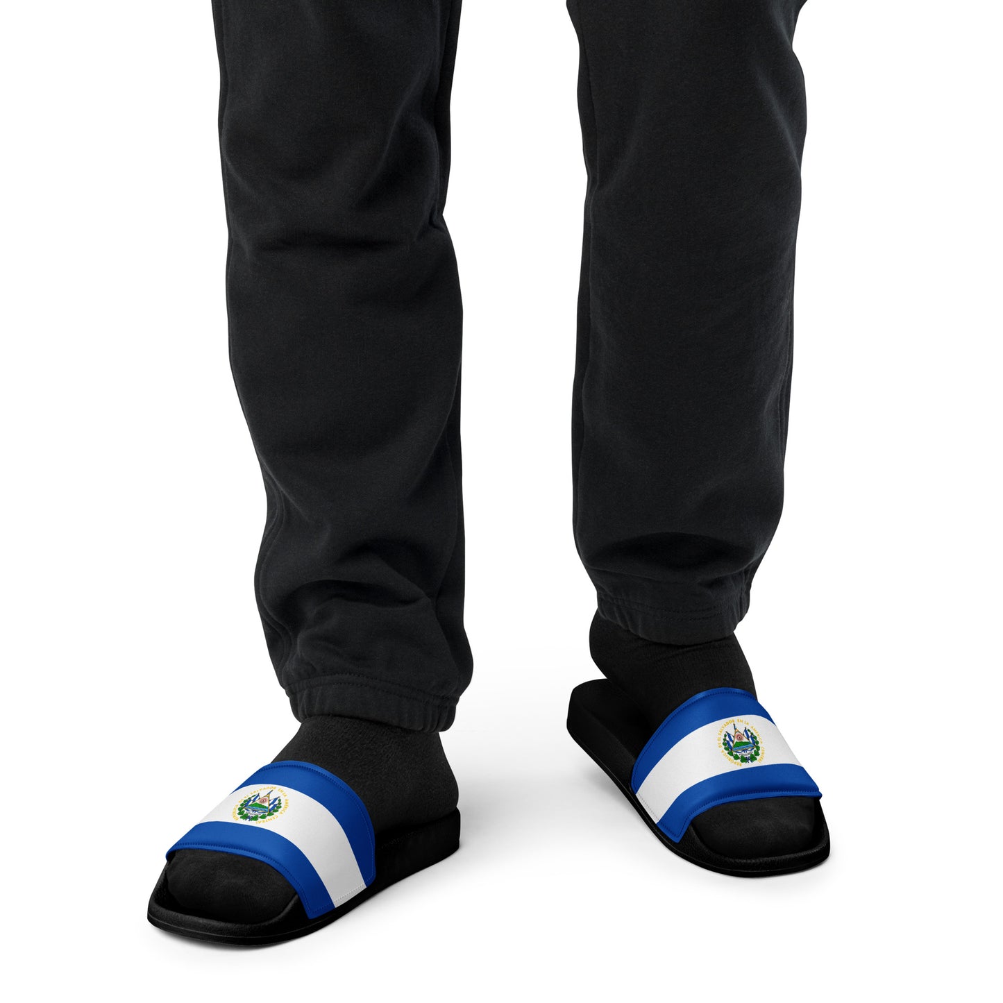 El Salvador Flag Men’s slides