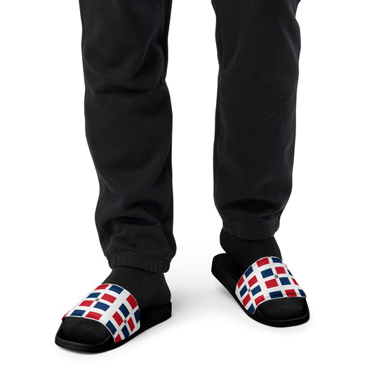 Dominican Republic Flag Men’s slides