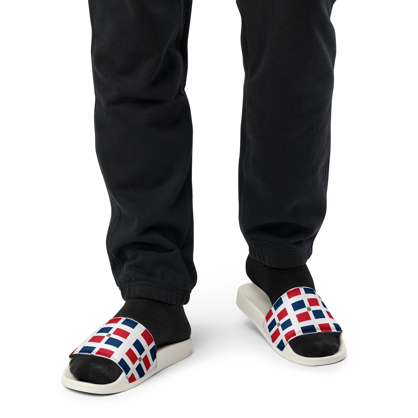 Dominican Republic Flag Men’s slides