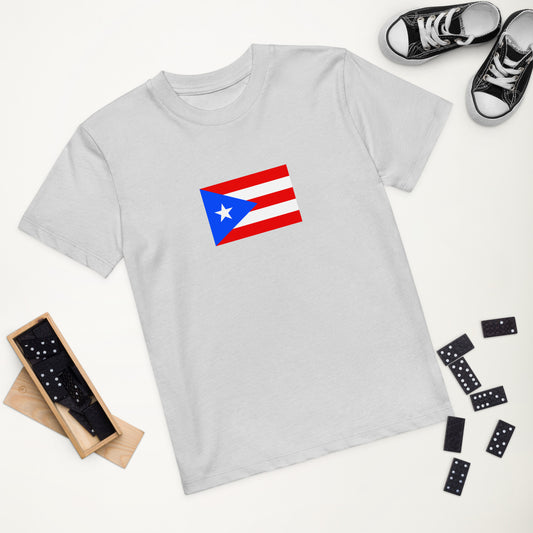 Puerto Rico Flag Organic cotton kids t-shirt
