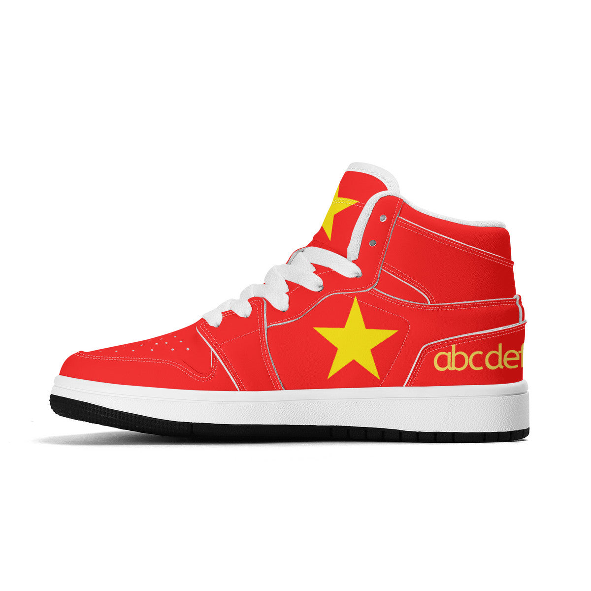 Matteo's Children High-Top Synthetic Leather Sneakers