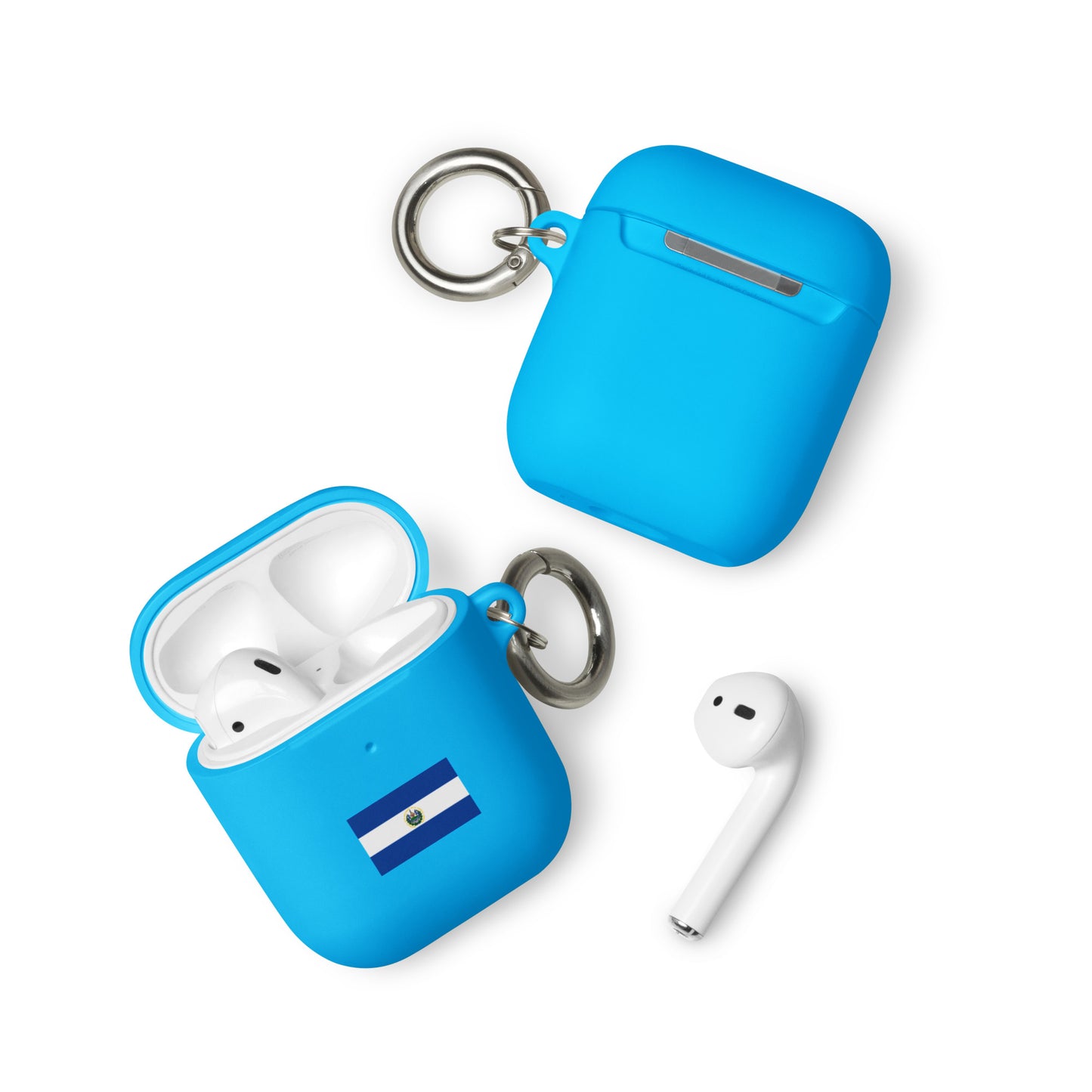 El Salvador Flag Rubber Case for AirPods®