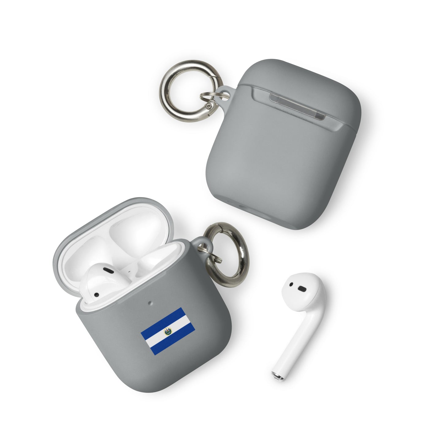 El Salvador Flag Rubber Case for AirPods®