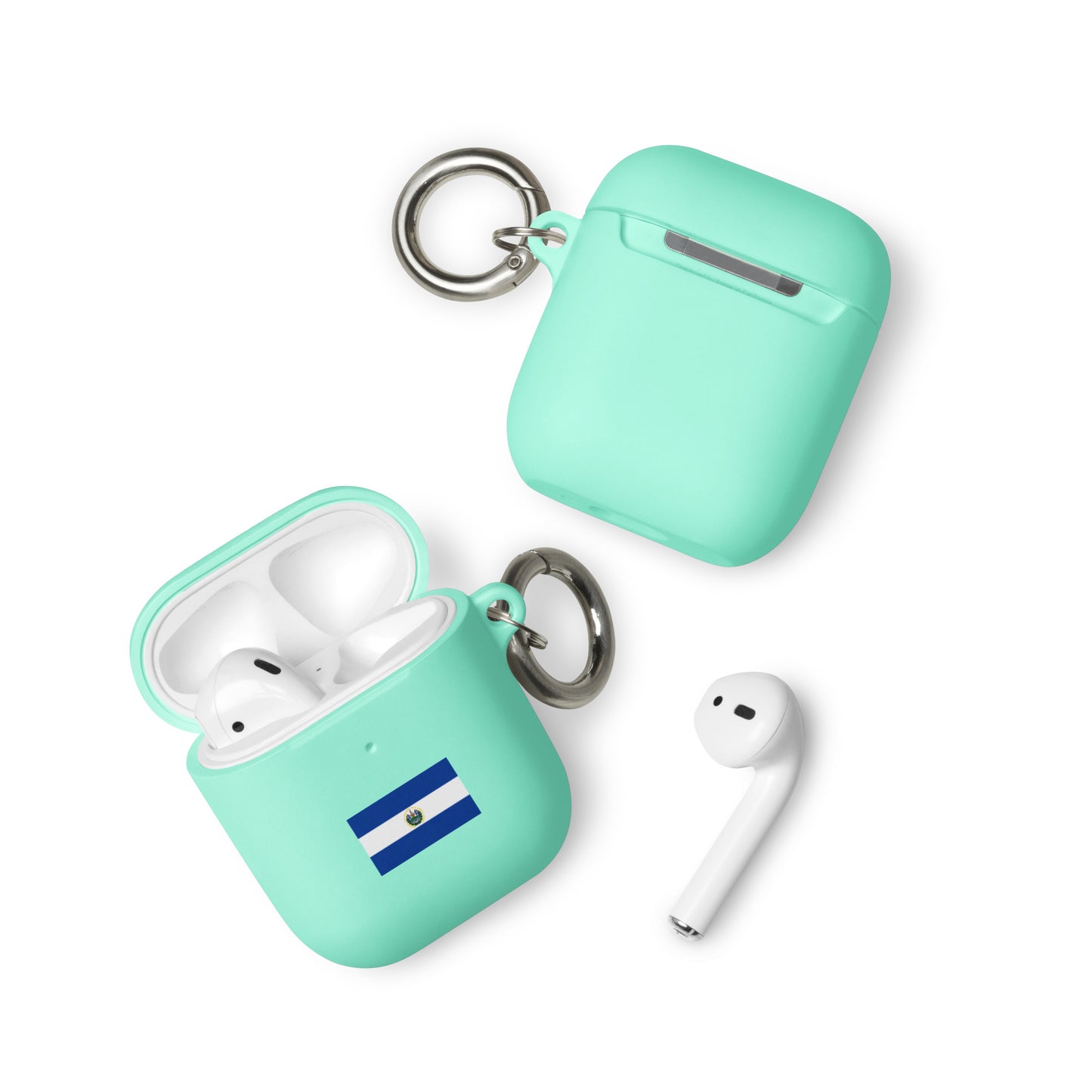El Salvador Flag Rubber Case for AirPods®