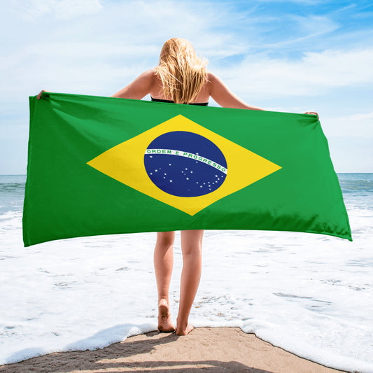 Brazilian Flag Towel
