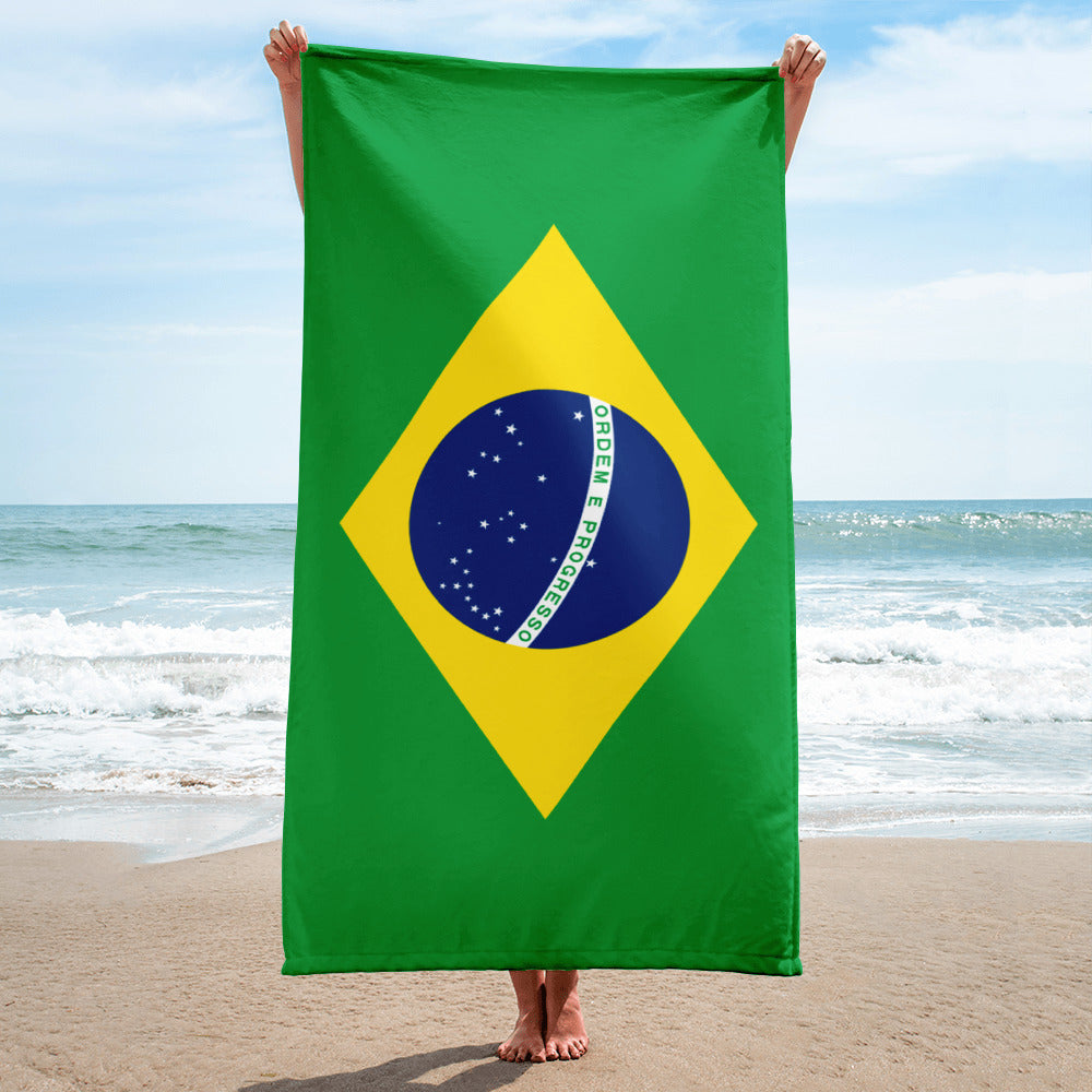 Brazilian Flag Towel