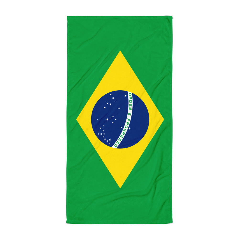 Brazilian Flag Towel