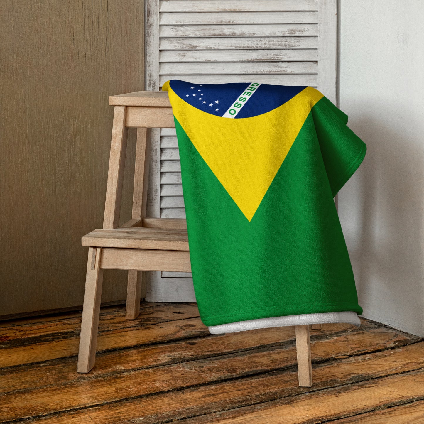 Brazilian Flag Towel