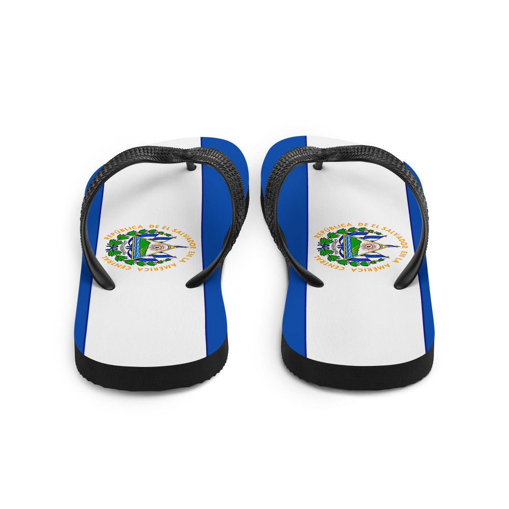 El Salvador Flag Flip-Flops