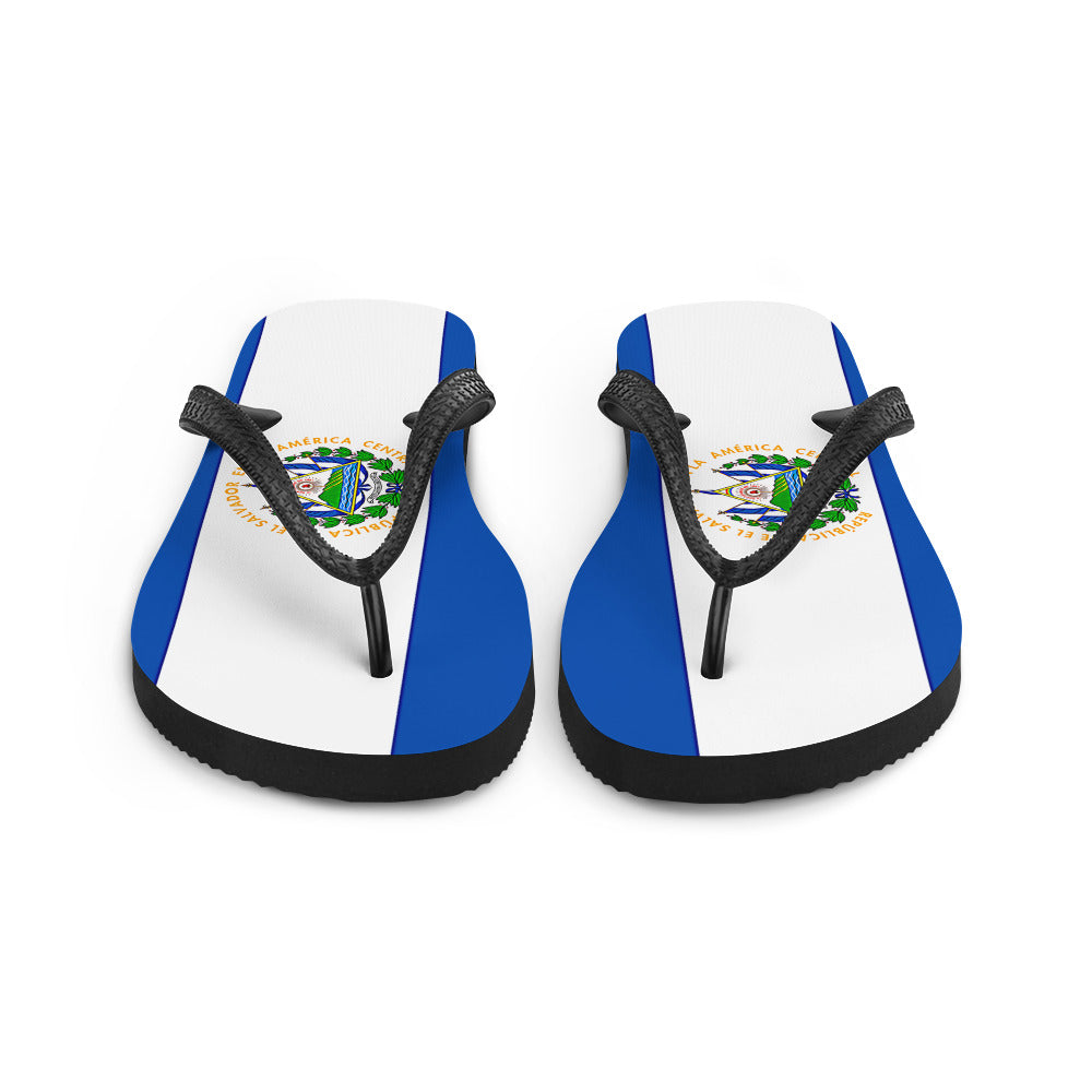El Salvador Flag Flip-Flops