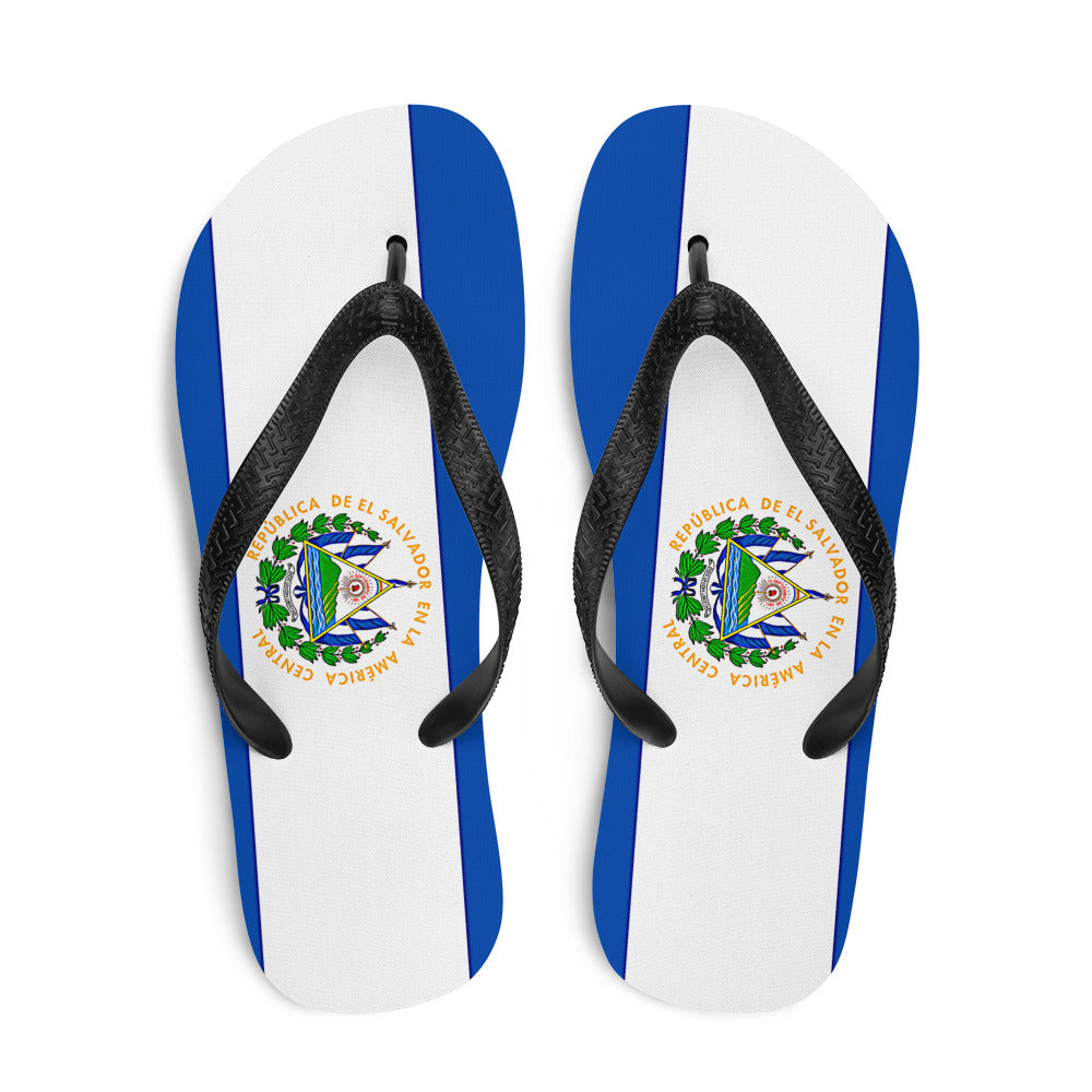El Salvador Flag Flip-Flops