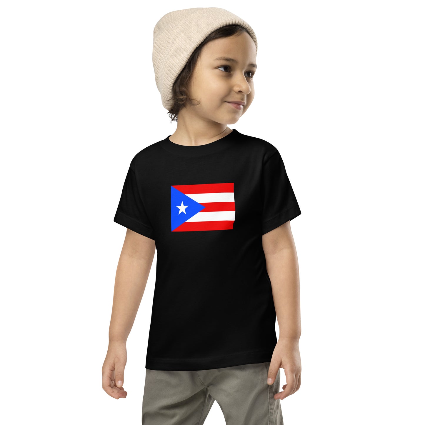 Puerto Rico Flag Toddler Short Sleeve Tee
