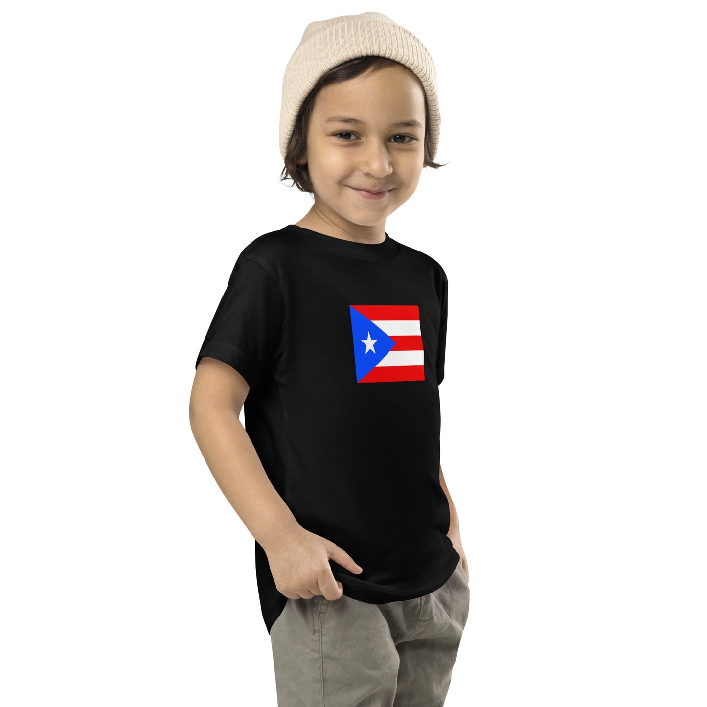 Puerto Rico Flag Toddler Short Sleeve Tee