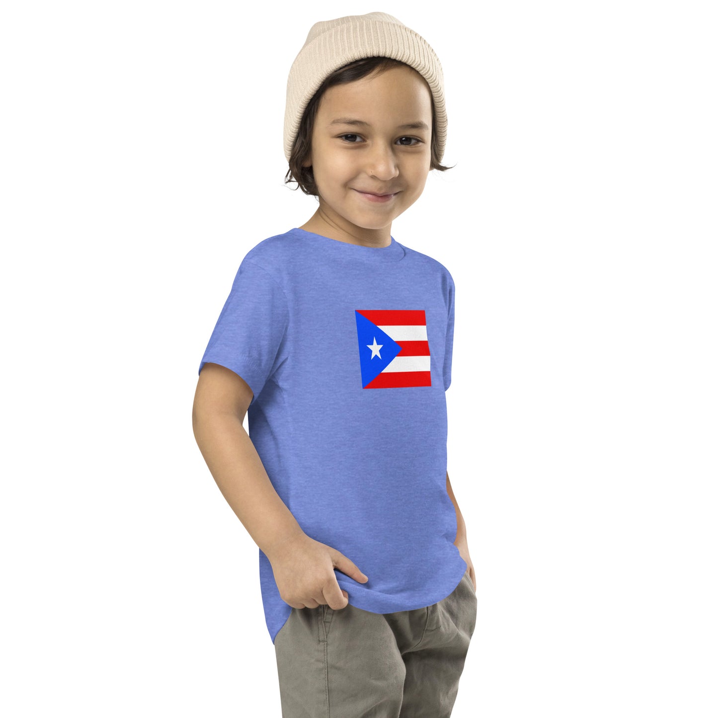Puerto Rico Flag Toddler Short Sleeve Tee