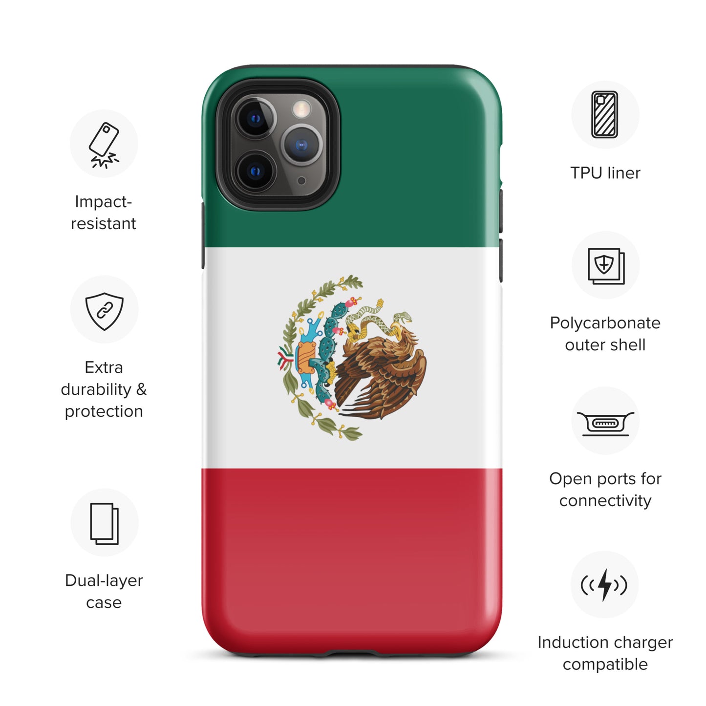 Mexico Flag Tough Case for iPhone®