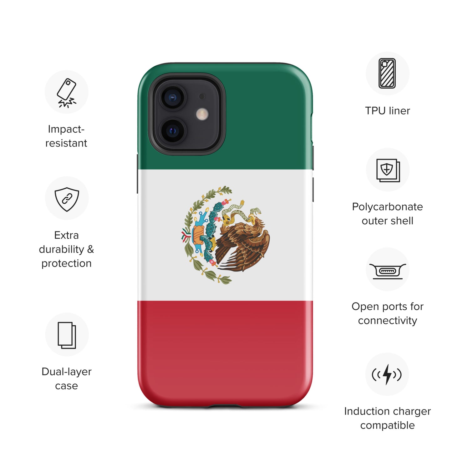 Mexico Flag Tough Case for iPhone®