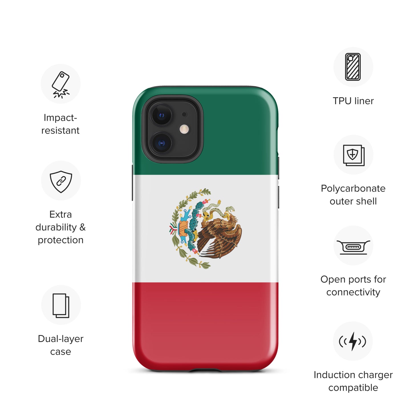 Mexico Flag Tough Case for iPhone®