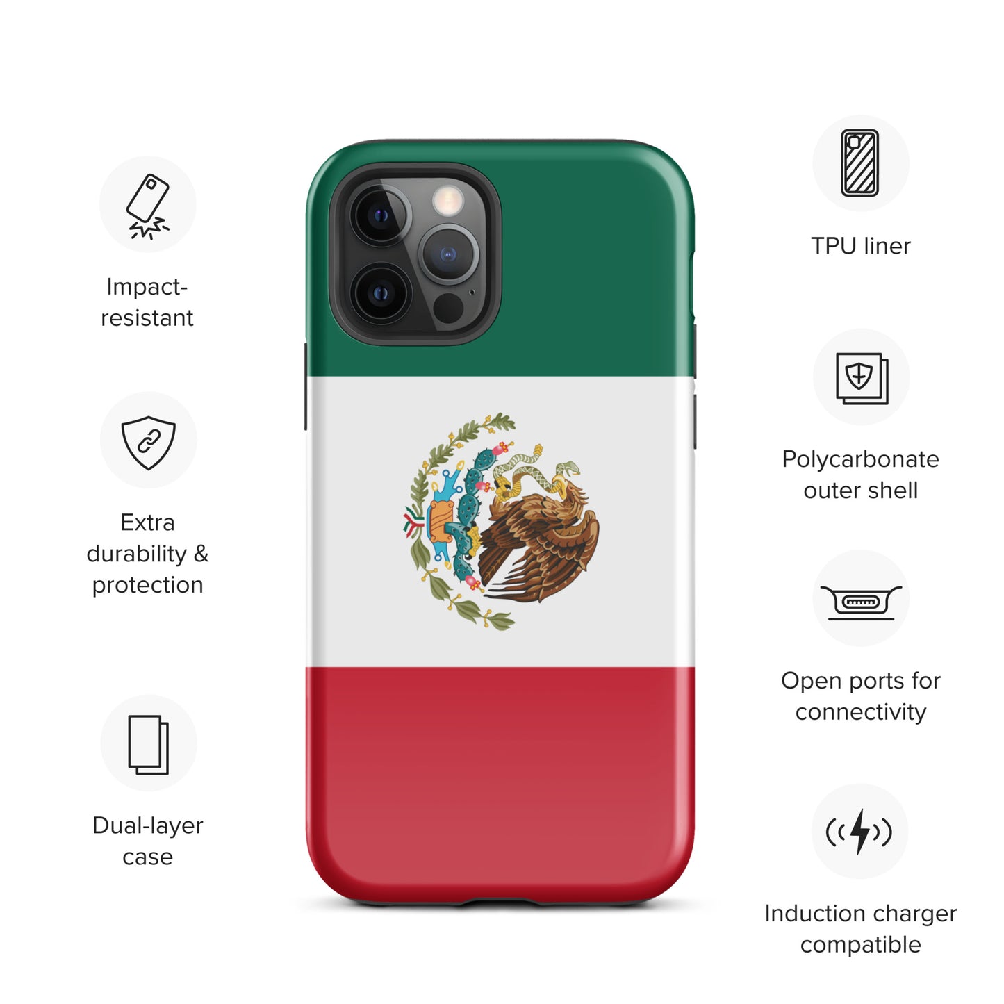 Mexico Flag Tough Case for iPhone®