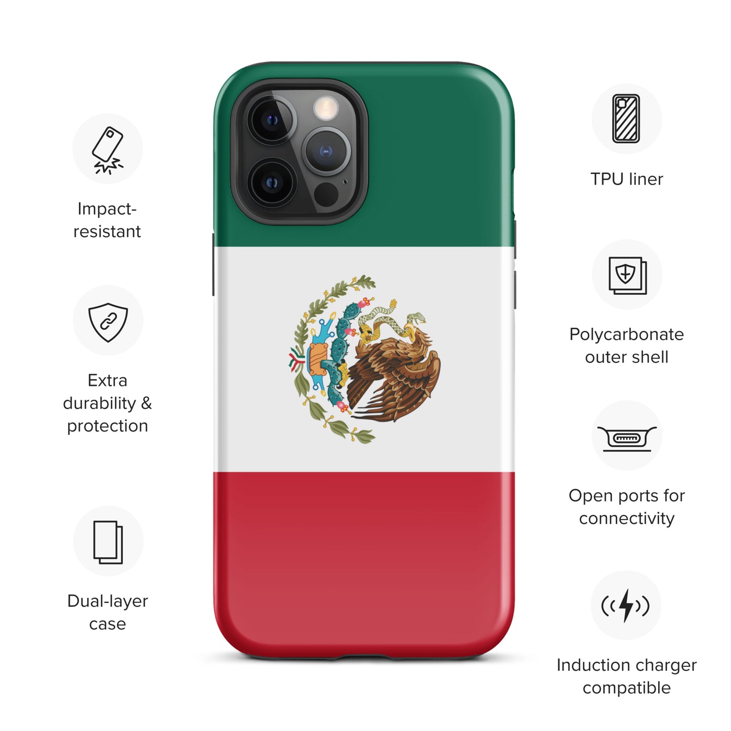 Mexico Flag Tough Case for iPhone®