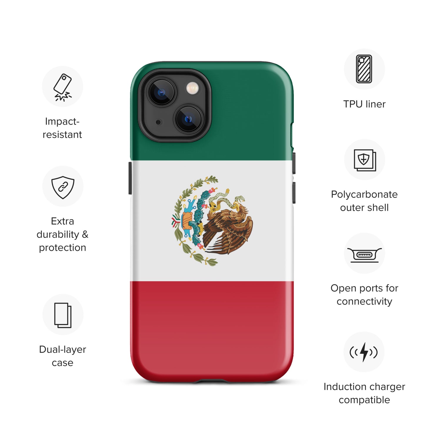 Mexico Flag Tough Case for iPhone®