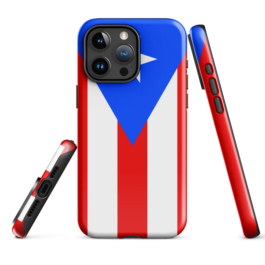 Puerto Rico Flag Tough Case for iPhone®