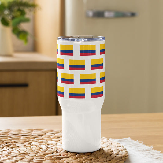 Columbia Flag Travel mug with a handle