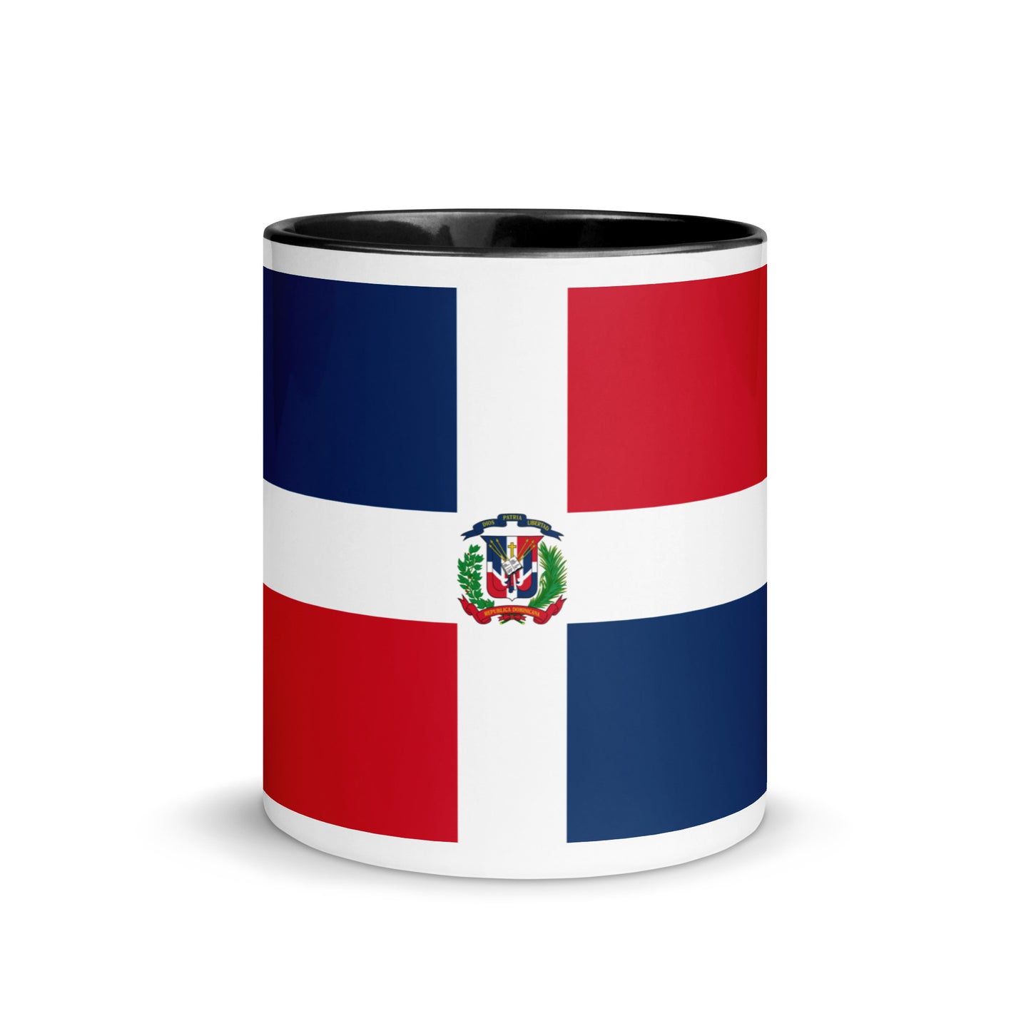 Dominican Republic Flag Mug with Color Inside