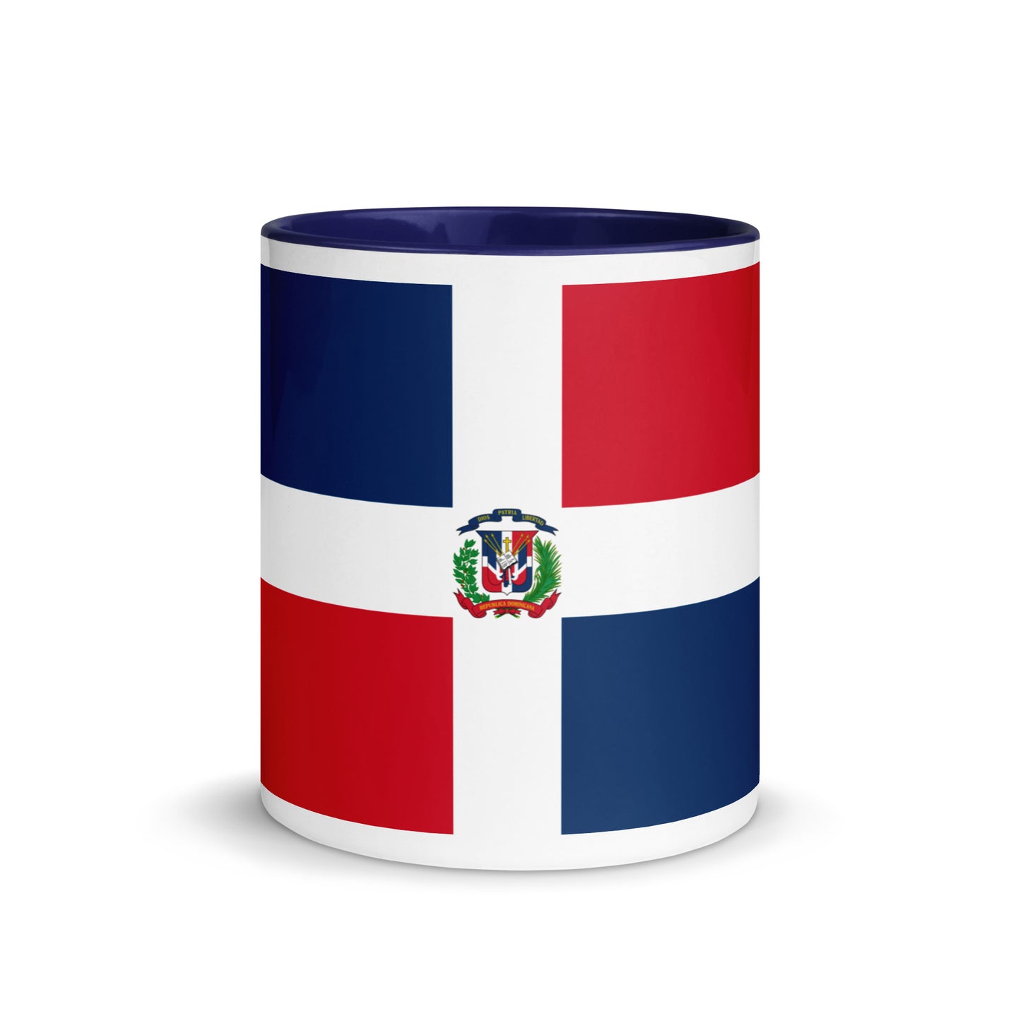 Dominican Republic Flag Mug with Color Inside
