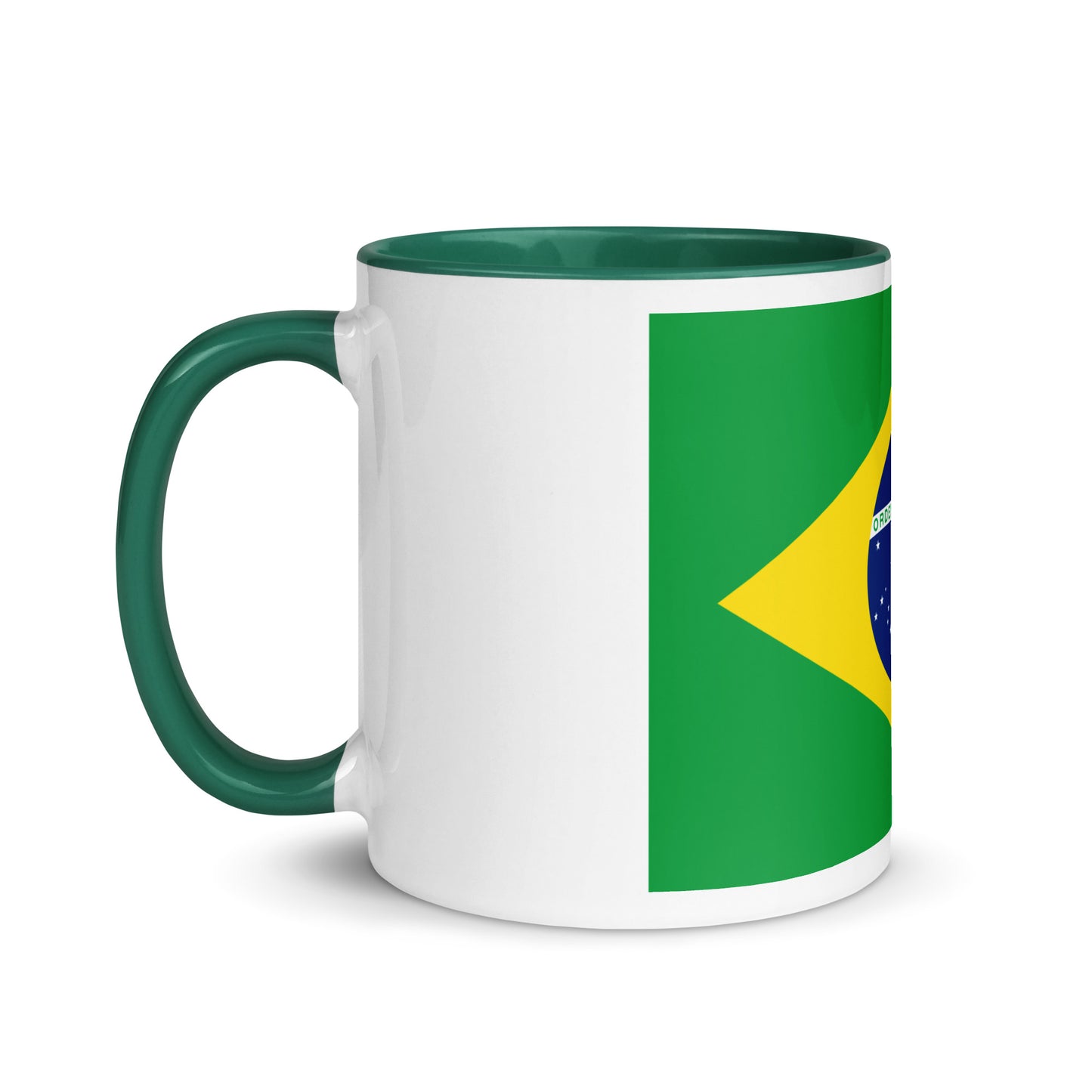 Brazilian Flag Mug with Color Inside