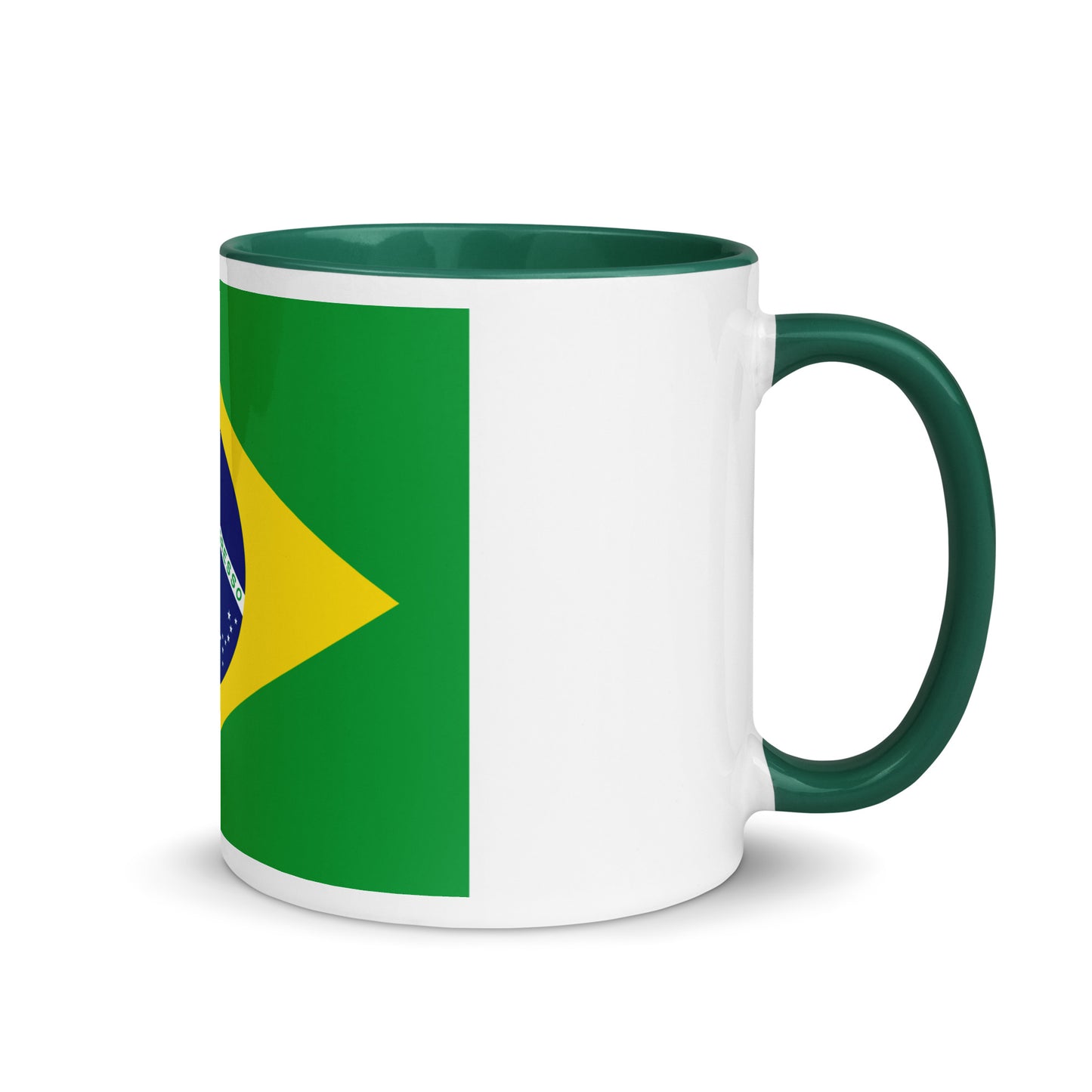Brazilian Flag Mug with Color Inside