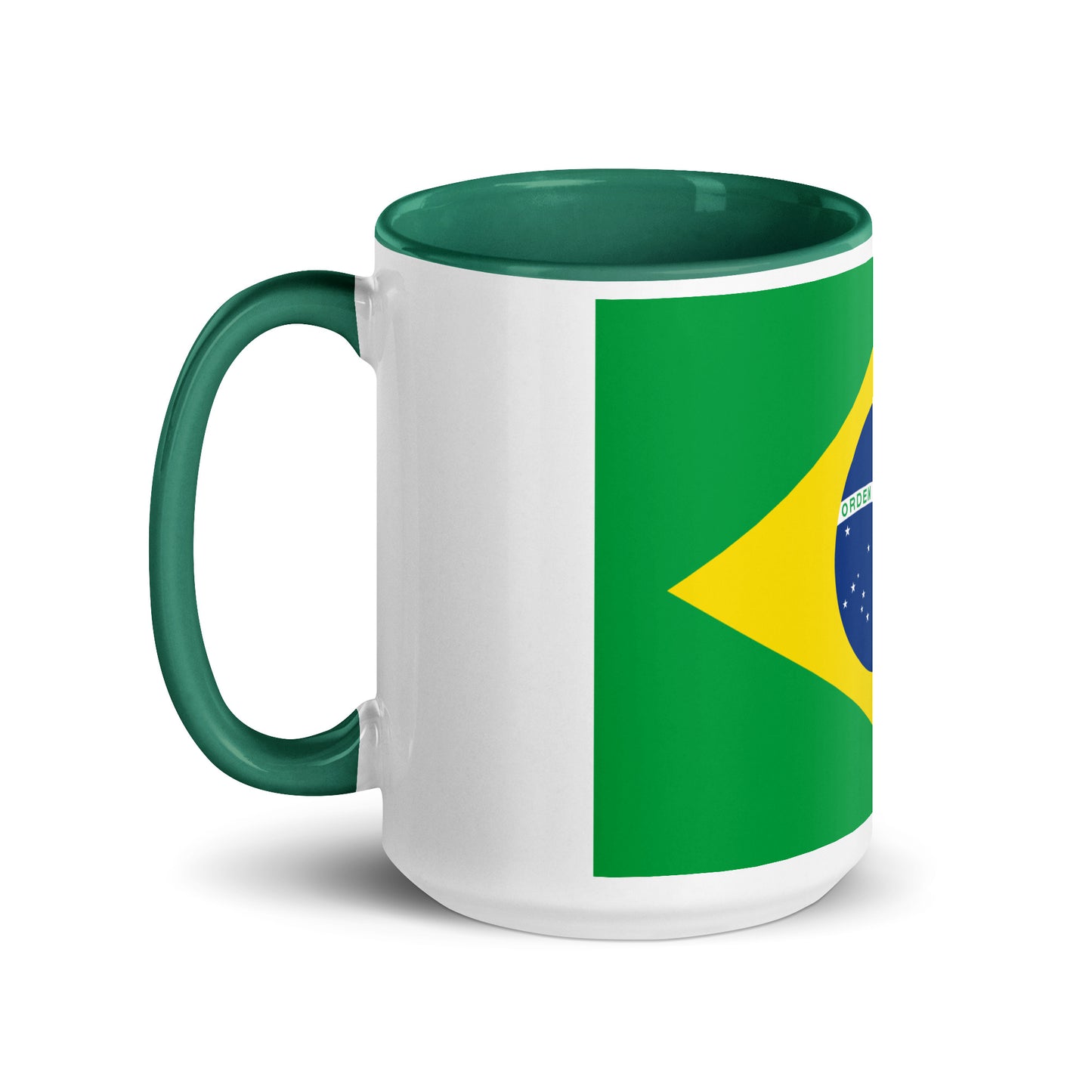 Brazilian Flag Mug with Color Inside