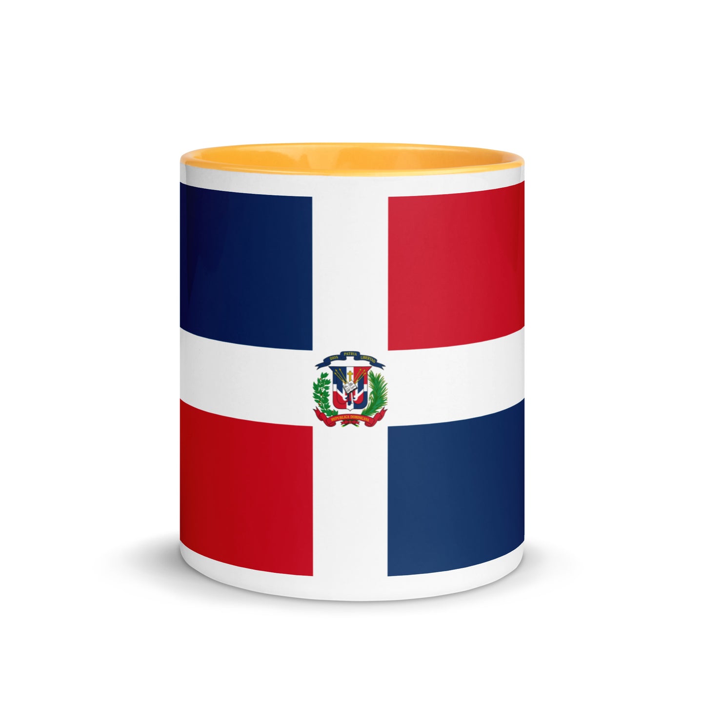 Dominican Republic Flag Mug with Color Inside