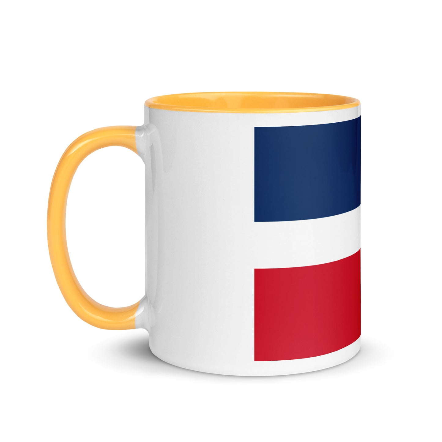 Dominican Republic Flag Mug with Color Inside