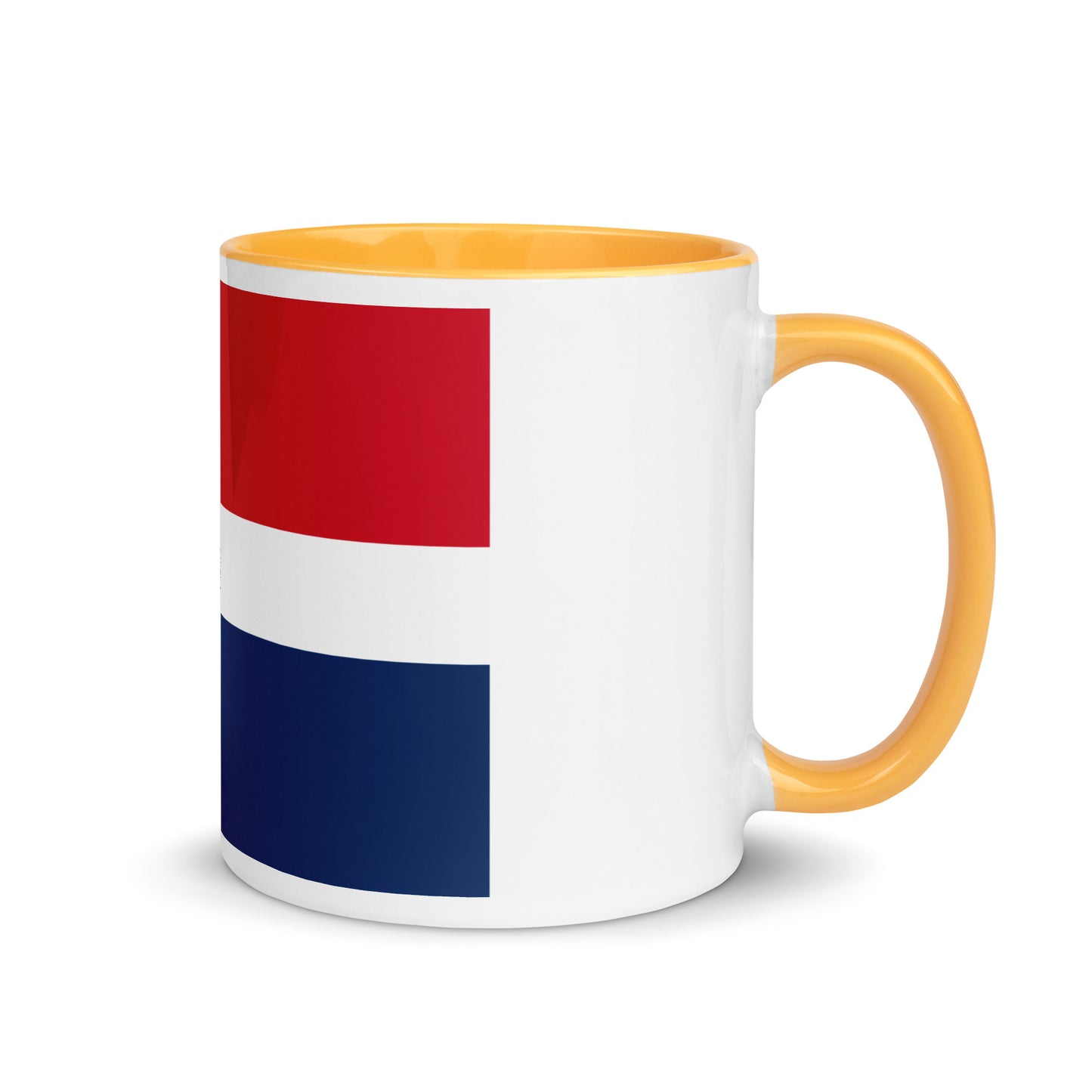Dominican Republic Flag Mug with Color Inside