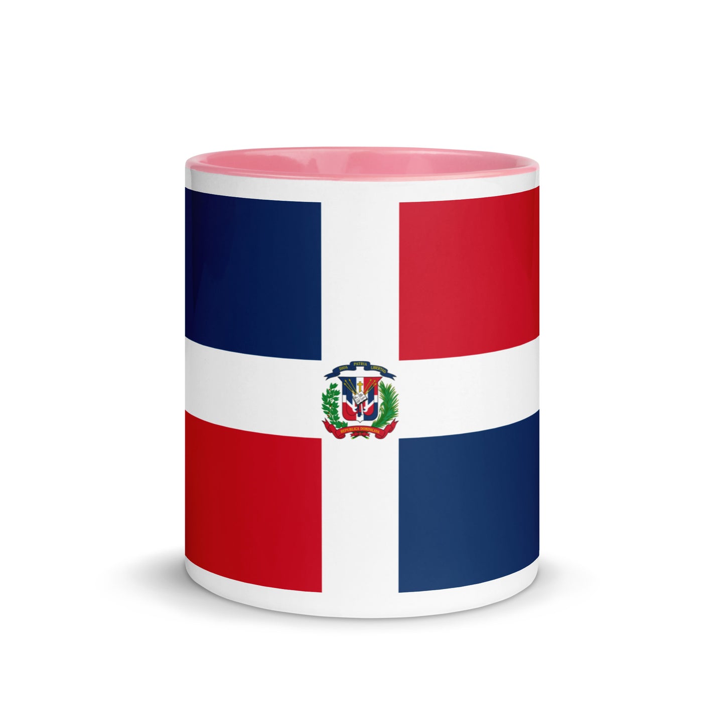 Dominican Republic Flag Mug with Color Inside