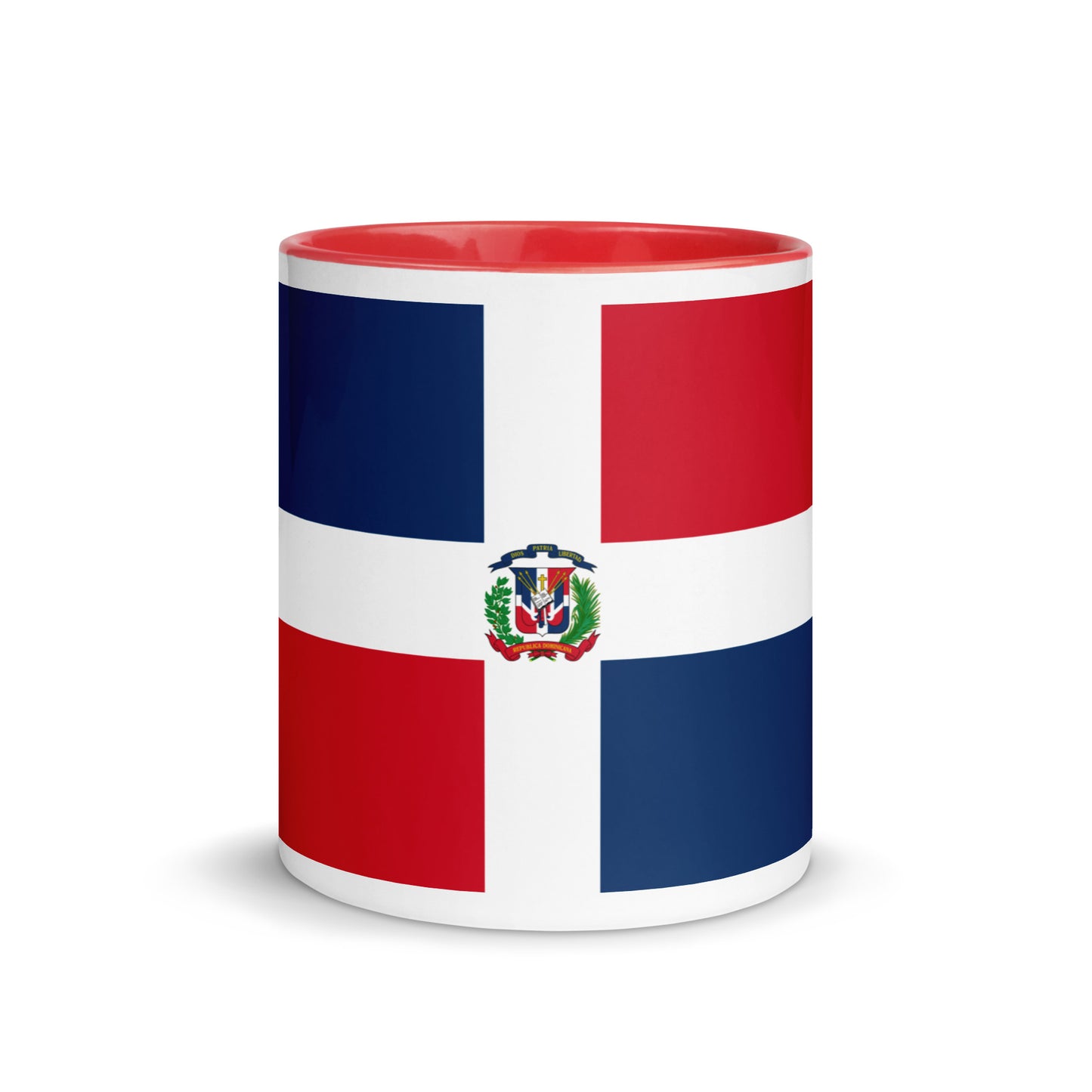 Dominican Republic Flag Mug with Color Inside