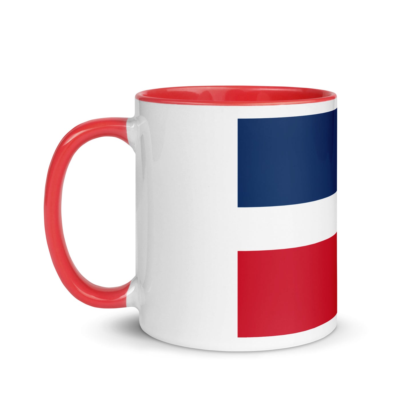 Dominican Republic Flag Mug with Color Inside
