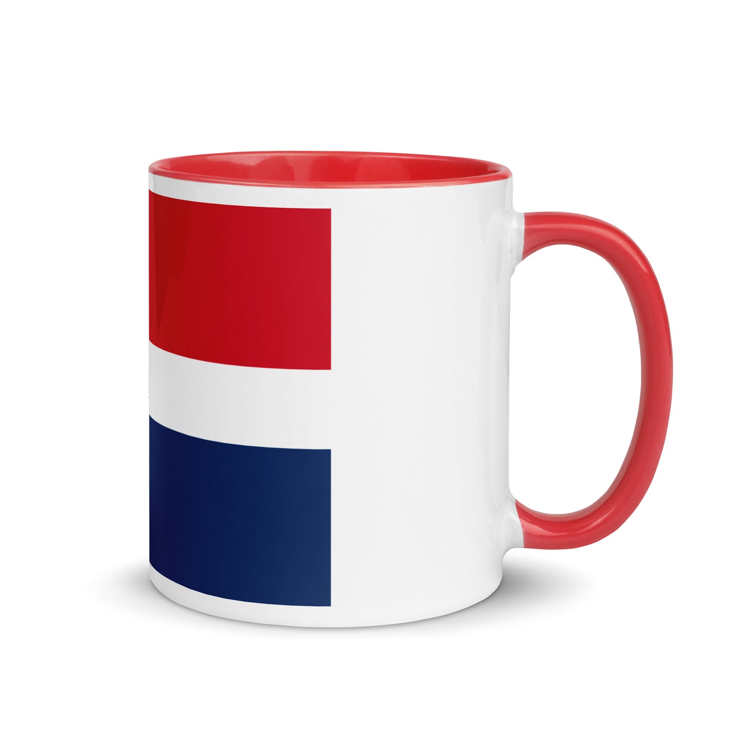 Dominican Republic Flag Mug with Color Inside