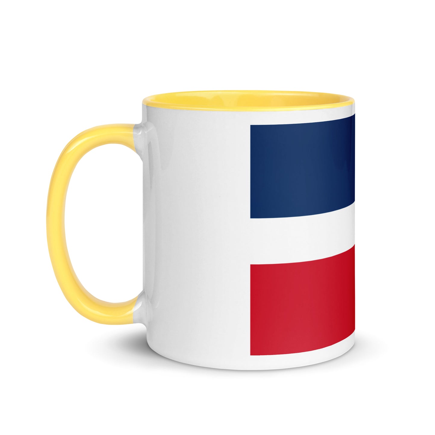 Dominican Republic Flag Mug with Color Inside
