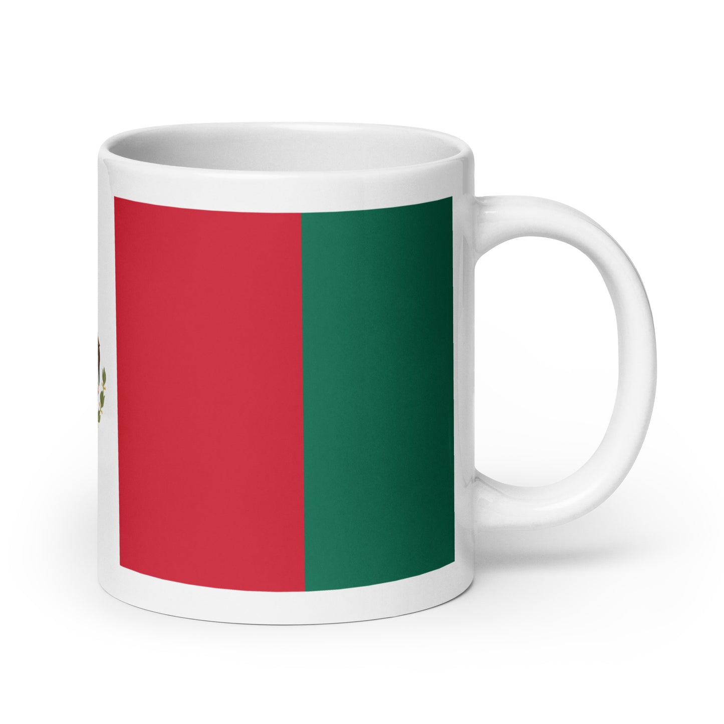 Mexico Flag White glossy mug