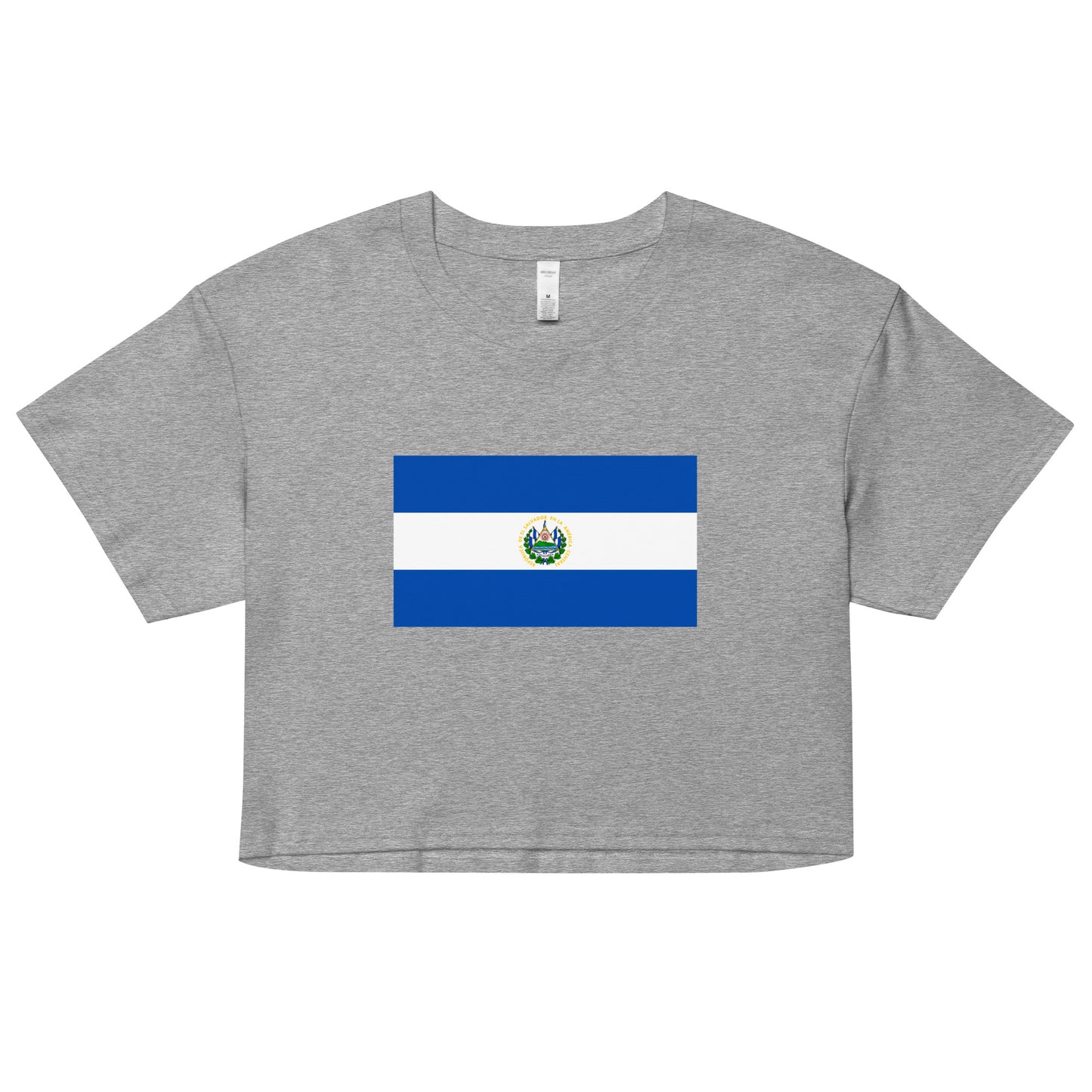 El Salvador Flag Women’s crop top