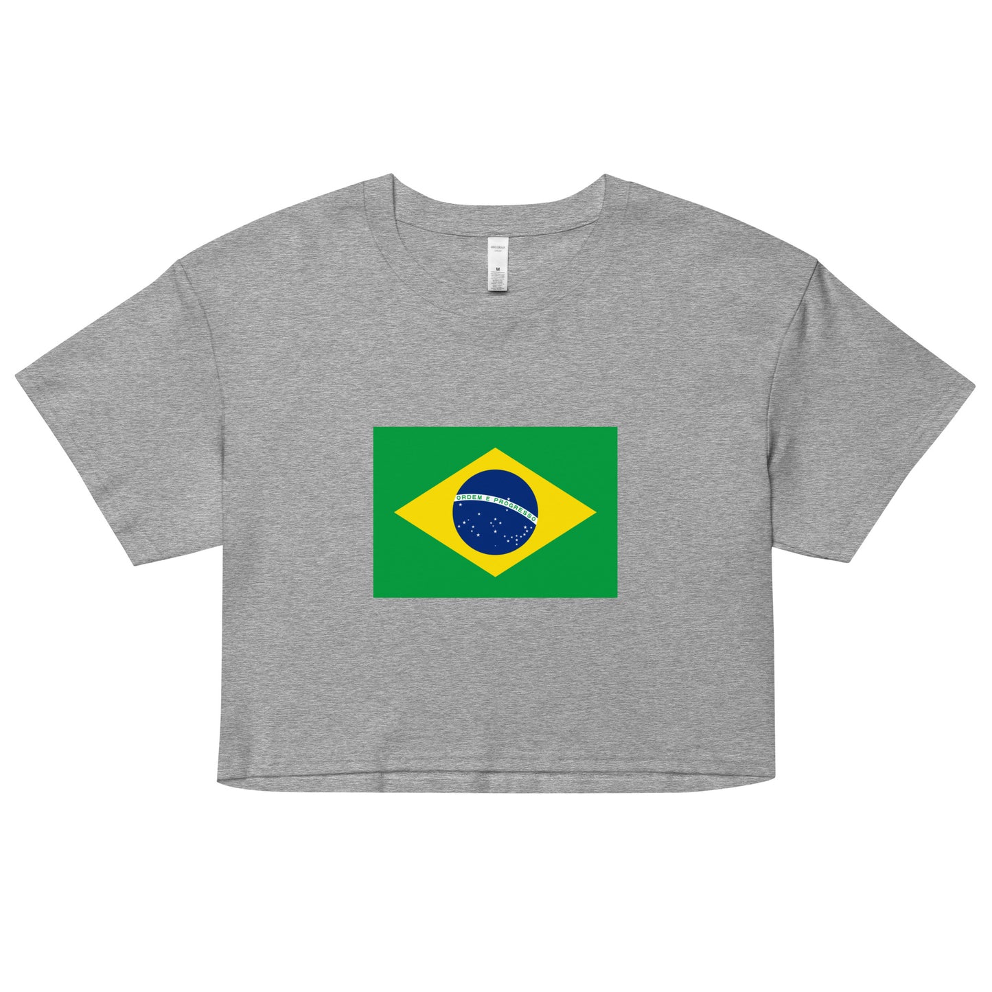 Brazil Flag Women’s crop top