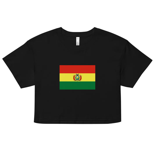 Bolivia Flag Women’s crop top