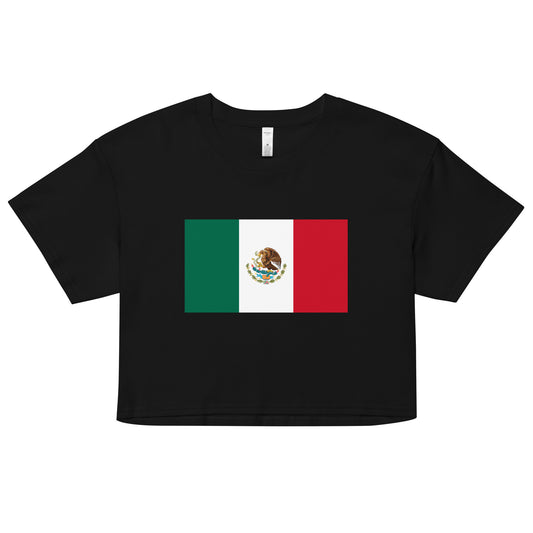 Mexico Flag Women’s crop top
